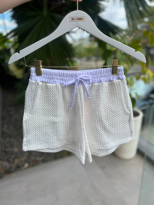 Short Fiorella Ana Capri Branco